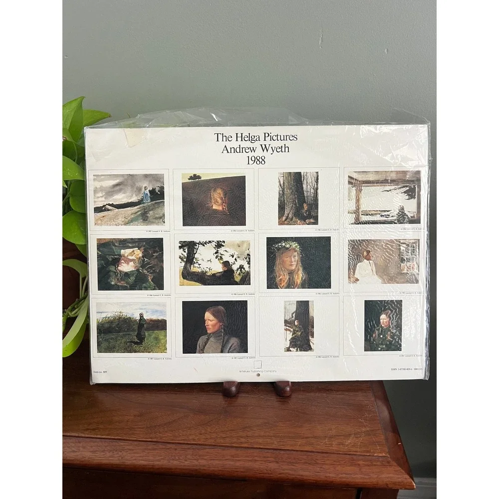 Andrew Wyeth The Helga Pictures 1988 Calendar New Old Stock teNeues Publishing